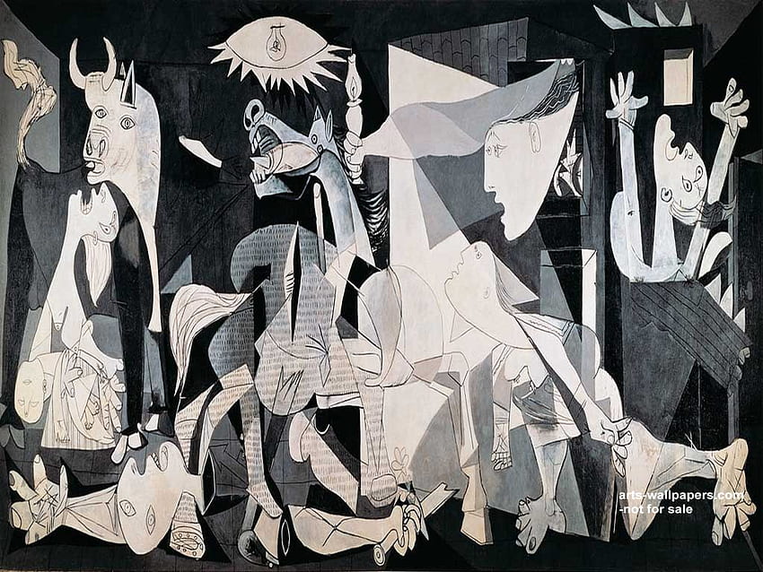Picasso, Guernica (Rincian) Wallpaper HD