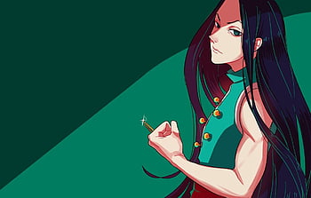 Wallpaper art, guys, killer, Hunter x Hunter, Hisoka, ILLUMI Zoldyck for  mobile and desktop, section сёнэн, resolution 2284x1840 - download