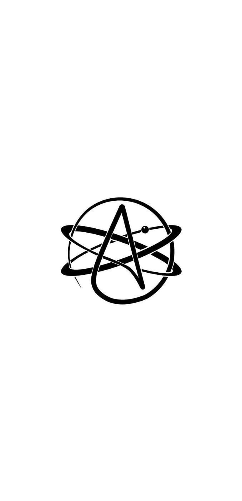 Atheism Symbol Religion Agnosticism Skepticism, symbol, angle, triangle png  | PNGEgg