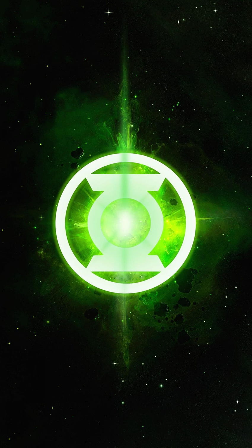 Logo Green Lantern - Android, iPhone, Arrière-plan / (, ) () (2020) Fond d'écran de téléphone HD