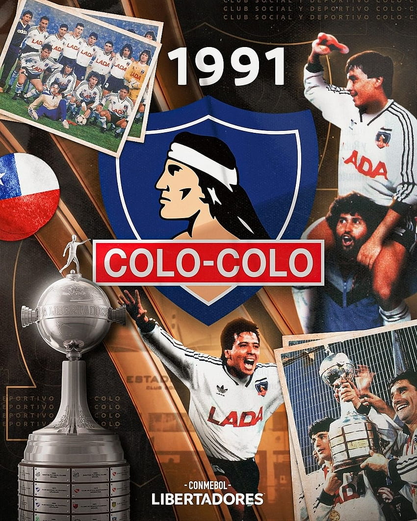 コロコロ、カンピオン、コロコロ、ガラブランカ、コパ、リベルタドーレス、1991、カシケ、チリ HD電話の壁紙