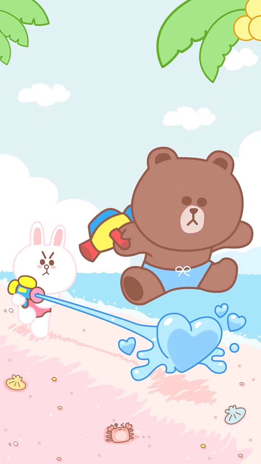 Kai Ting Chang On Cony&Brown. Line Friends, Cute HD phone wallpaper