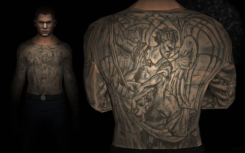 Prison Breaks Michael Scofield Is Back and His Tattoos Might Be Too   Tattoodo