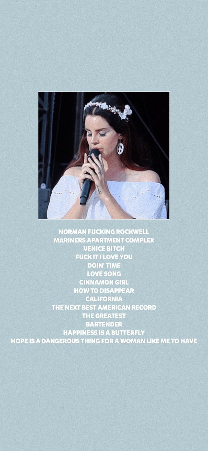 i made for my phone, inspired by the back cover of bh's ginger album : lanadelrey, Norman Fucking Rockwell HD phone wallpaper