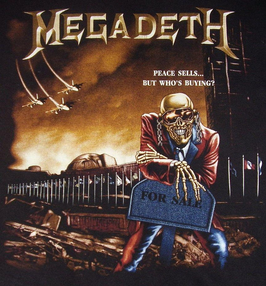 Megadeth Peace продава, Megadeth iPhone HD тапет за телефон