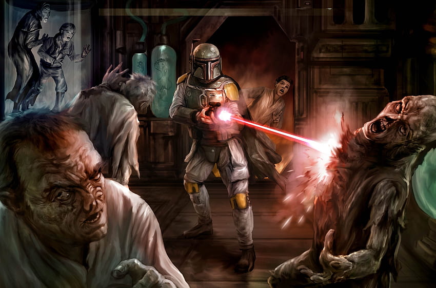Sci Fi - Star Wars Boba Fett Menschen Kreatur Alien Waffe Laser HD-Hintergrundbild
