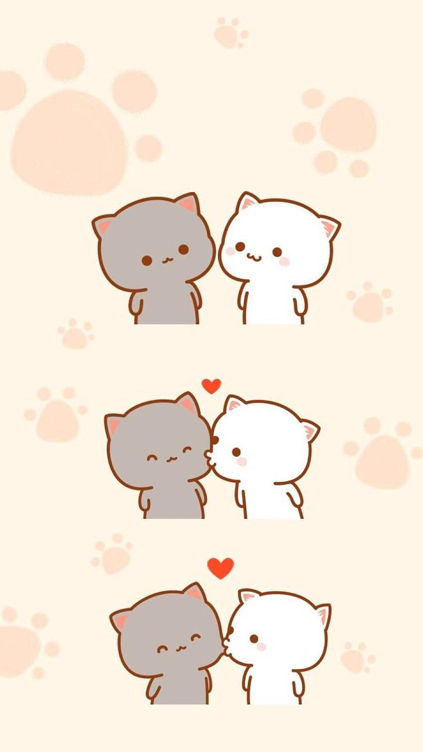 Pin de Zedji นิกซ์ em LOVE . รูปของ amor, Desenhos de gatinhos fofos, Papel de parede de gato, Chibi Cats วอลล์เปเปอร์โทรศัพท์ HD