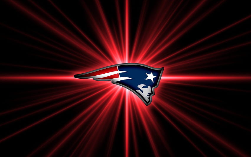 New England Patriots скрийнсейвър, страхотно лого на New England Patriots HD тапет