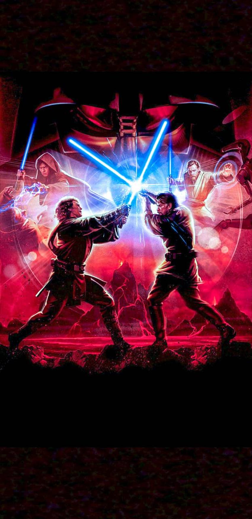Anakin vs Obi Wan, Anakin Klon Savaşları HD telefon duvar kağıdı