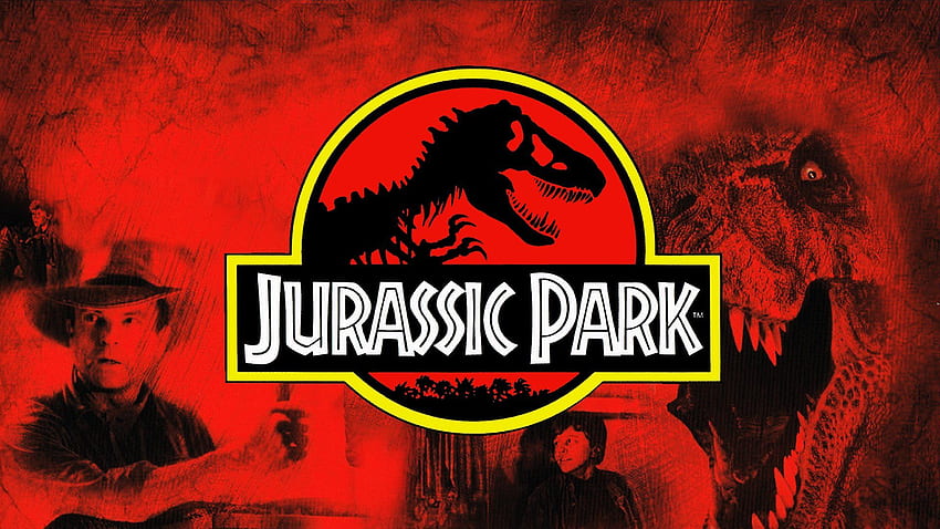 Jurassic Park Logosu Arka Planı HD duvar kağıdı