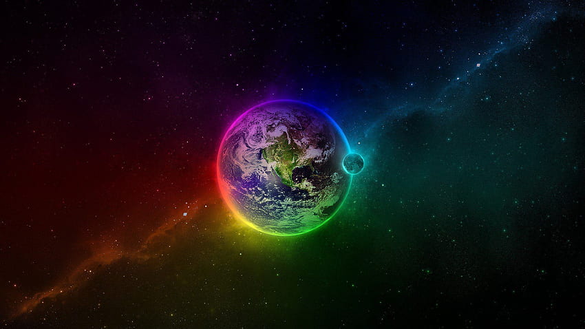 Earth, Space, Colorful / and Mobile & HD wallpaper