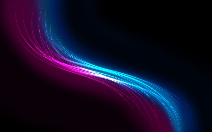 Abstraktes Neon, Neon Ultra Dark HD-Hintergrundbild