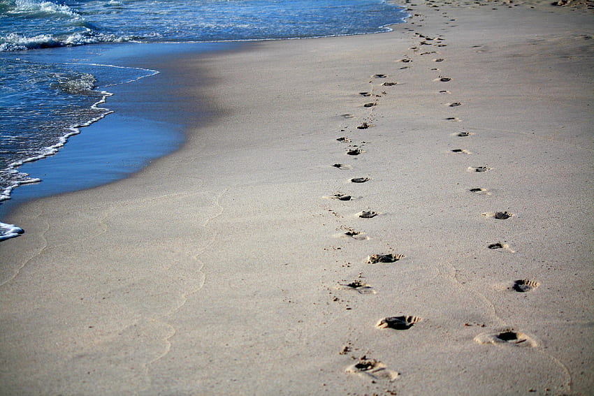 Footprints In The Sand HD wallpaper | Pxfuel