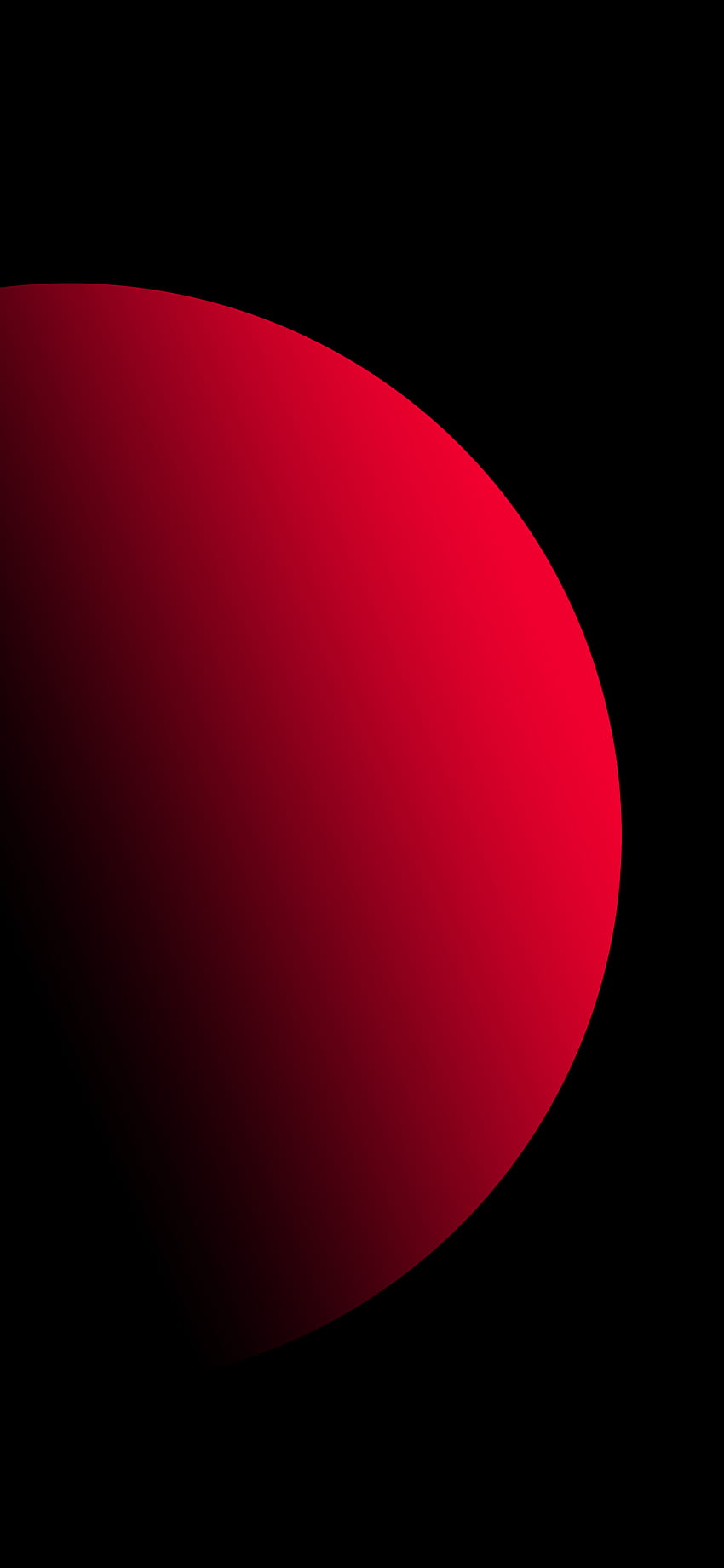 Rot, schwarz, minimalistisch, rund, Fantasie, Offenbarung, Ruhe, Denken, nacenklich, Visualisierung,. Абстрактное, Обои для iphone, Обои для telефона HD-Handy-Hintergrundbild