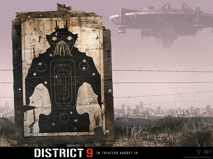 Poster film jarak tembak Alien Distrik 9 - Distrik 9 Wallpaper HD