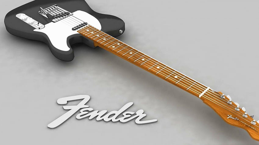 .wiki-Guitar--electric-black-fender-music- papel de parede HD