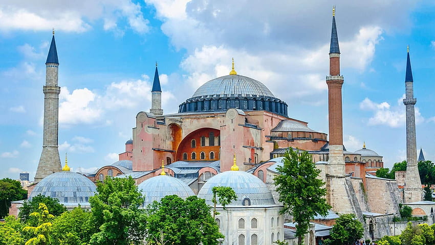 Pengunjung Hagia Sophia mencapai ambang tiga juta pada 2019 Wallpaper HD