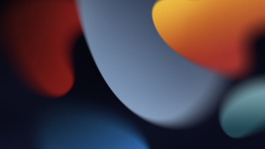 iOS 15, stok, abstrak, WWDC 2021 Wallpaper HD
