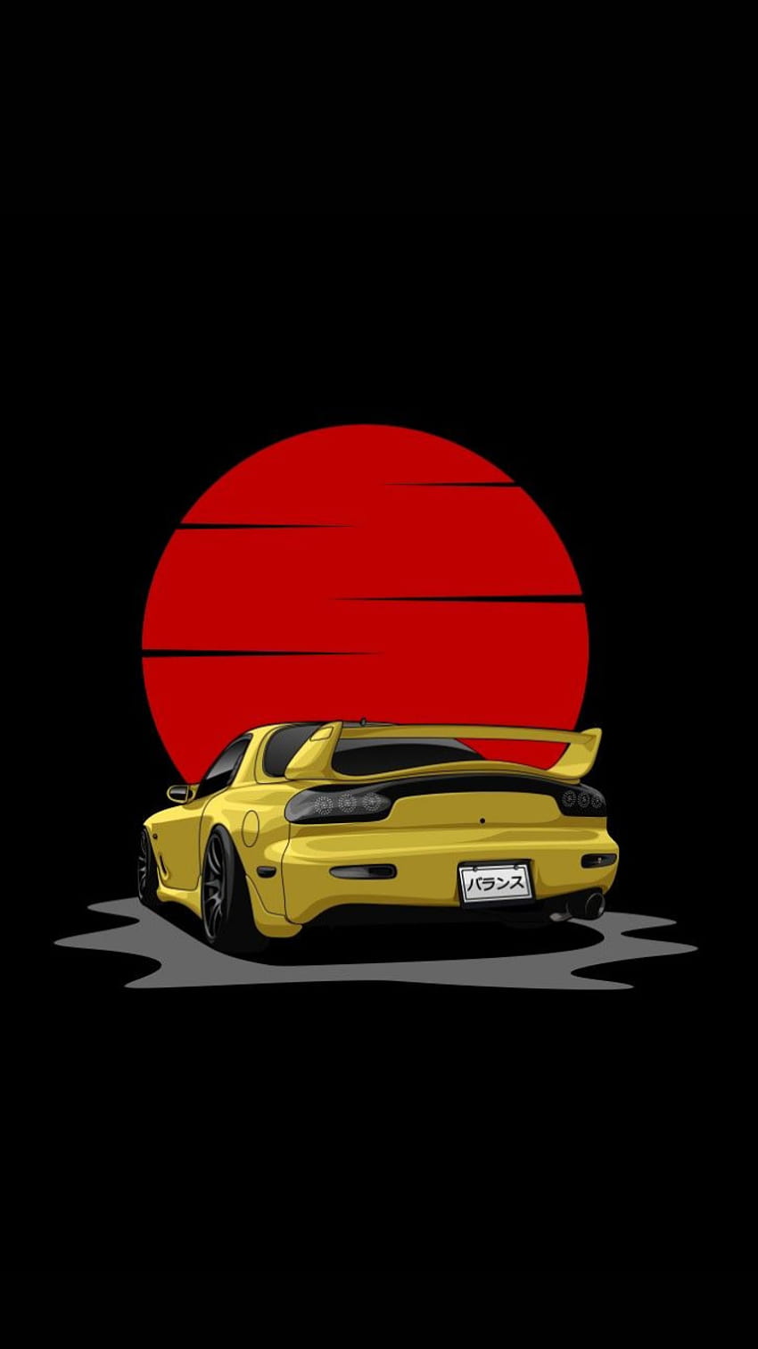 Mazda RX7 Night IPhone Wallpaper  IPhone Wallpapers  iPhone Wallpapers