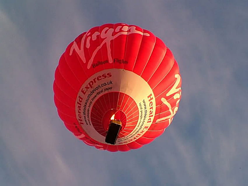 globo aerostático, caliente, globo, aire, rojo fondo de pantalla