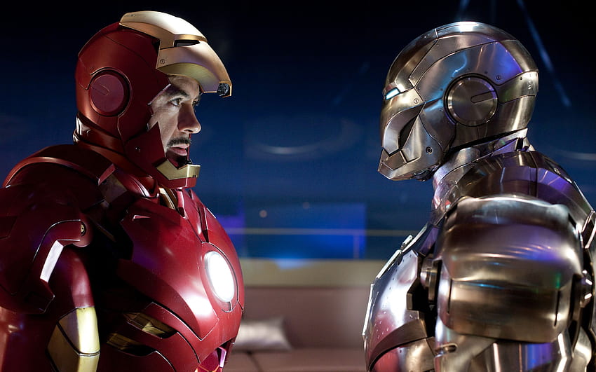 Dos trajes de Iron Man de la película Iron Man - Iron Man All fondo de pantalla