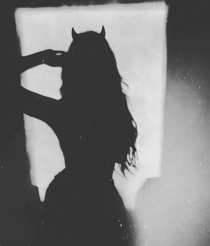 inspirieren . Shadow, Dämonenästhetik, Dark, Satan Girl HD-Handy-Hintergrundbild