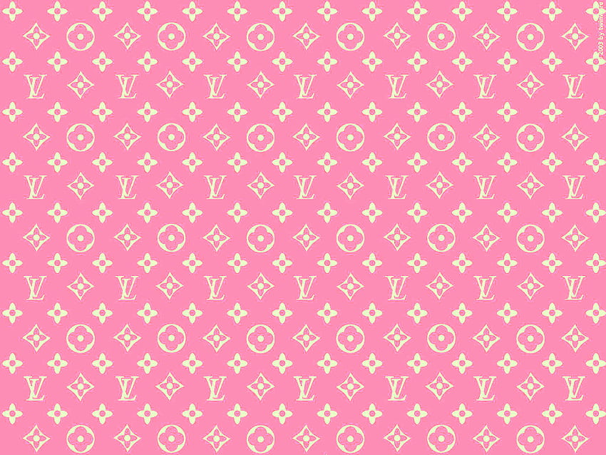 Pink Louis Vuitton Background Wallpaper