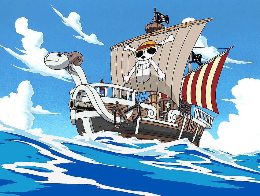 barca di un pezzo anime - anime, anime, arte pirata, nave di un pezzo Sfondo HD
