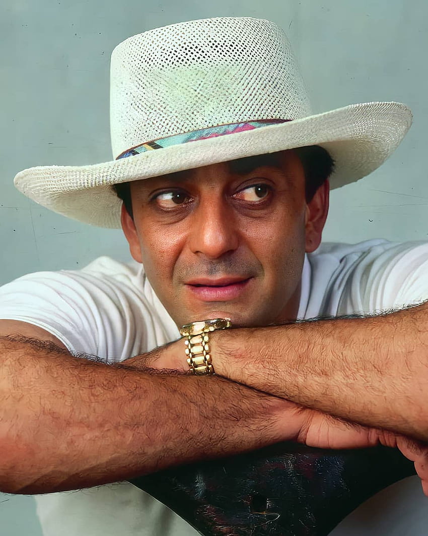 Sanjay Dutt, blanco, sombrero fondo de pantalla del teléfono