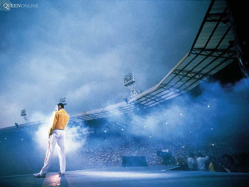 Queen Live Aid, Freddie Mercury Live Aid papel de parede HD