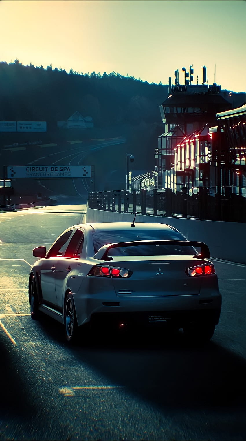 Mitsubishi Lancer Evo, автомобили, кола, състезания HD тапет за телефон