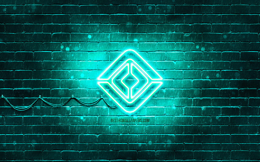 Logo pirus Rivian, , brickwall pirus, logo Rivian, merek mobil, logo neon Rivian, Rivian Wallpaper HD