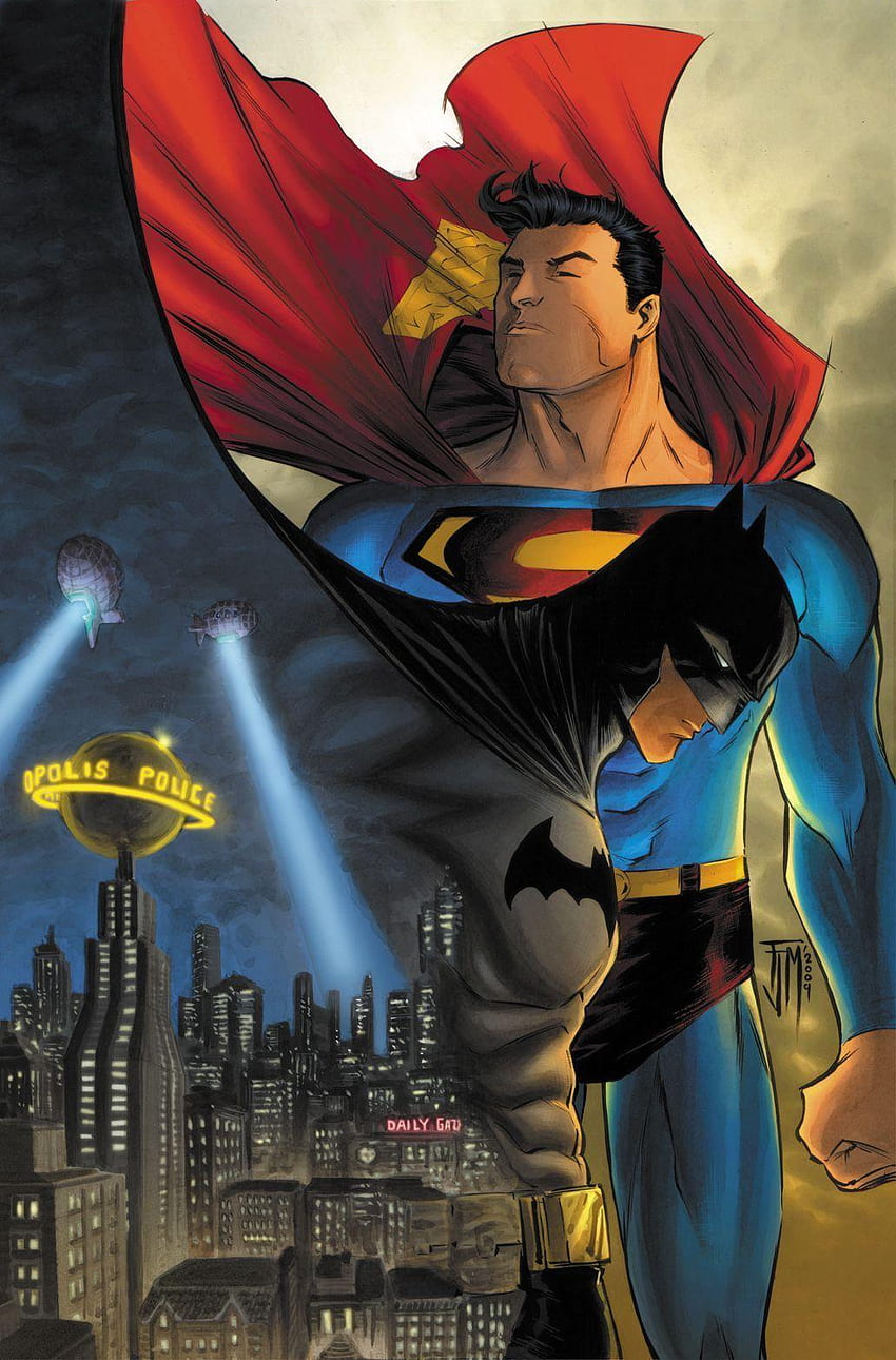 Superman Dan Batman, Kartun Batman dan Superman wallpaper ponsel HD