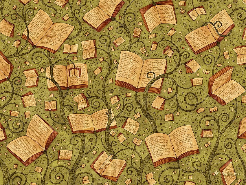 Bookish The Literary Pursuit Booknerd - หนังสือ วอลล์เปเปอร์ HD