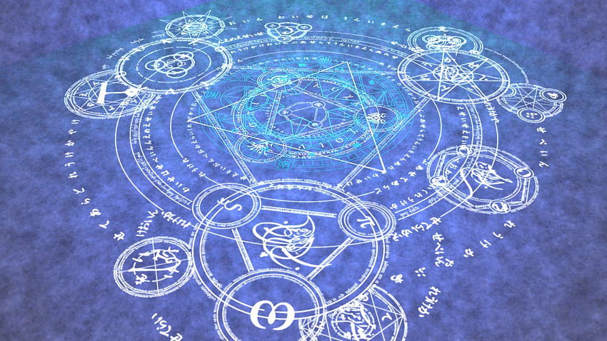 Magic Circle, Anime Magic HD wallpaper