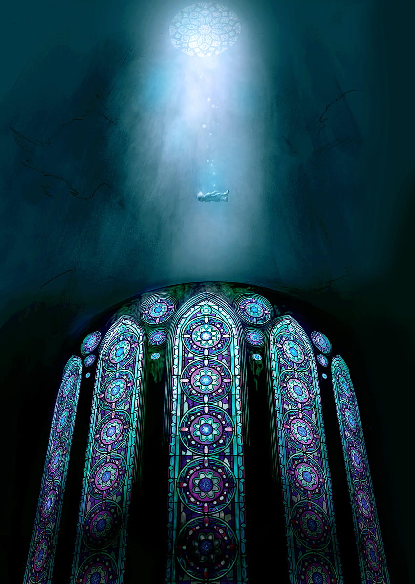 Dive to the Heart, Kingdom Hearts Stained Glass HD phone wallpaper