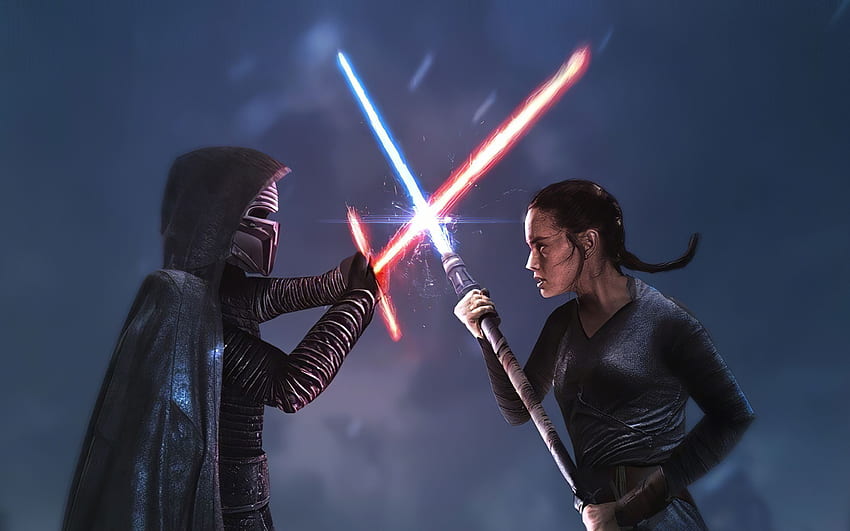 Star Wars IX Duel Of Fates Macbook Pro Retina , , Arkaplan ve Lightsaber Battle HD duvar kağıdı