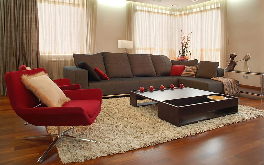 Interior, , , Design, Room, Style, Sofa, Armchair, Apartment, Flat HD wallpaper