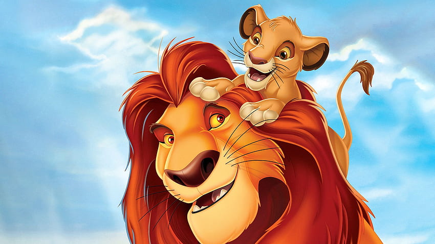 Simba And Mufasa - The Lion King HD wallpaper