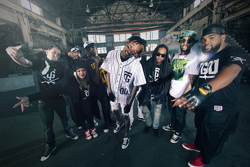 Taylor Gang having a good time during their shoot in the latest Neff, Keep Calm and Rep Taylor Gang HD wallpaper