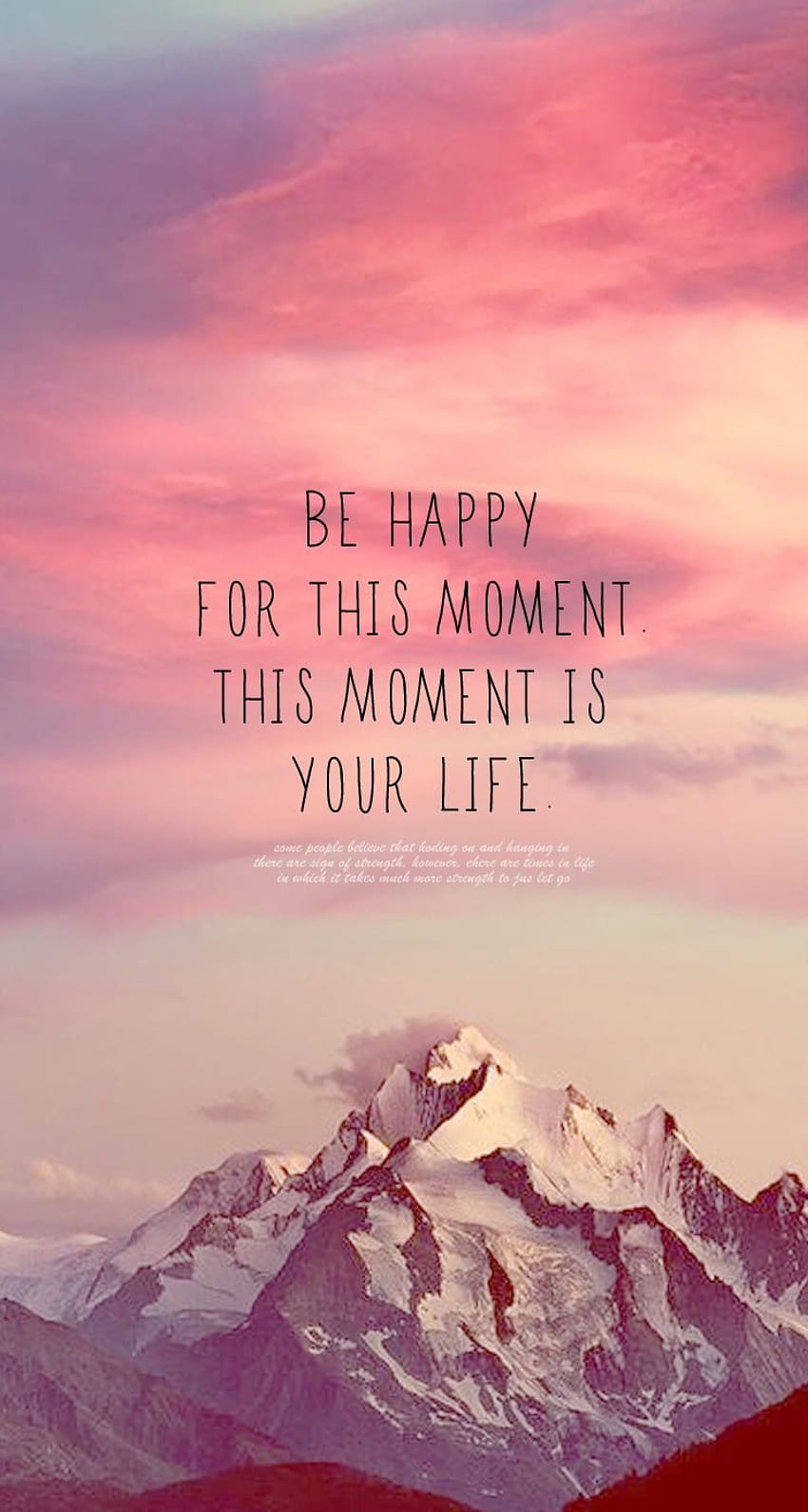 live in the moment  Inspirational quotes wallpapers