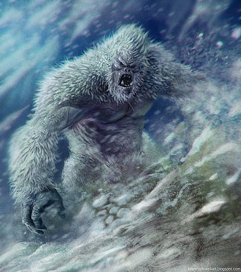 Cute Fluffy Baby Yeti 8k Resolution Concept Art · Creative Fabrica