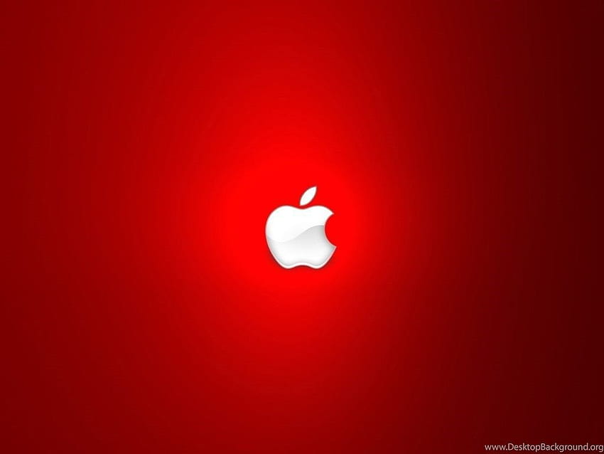 Beautiful Strong Red Apple Logo Background, Apple Logo Christmas HD ...
