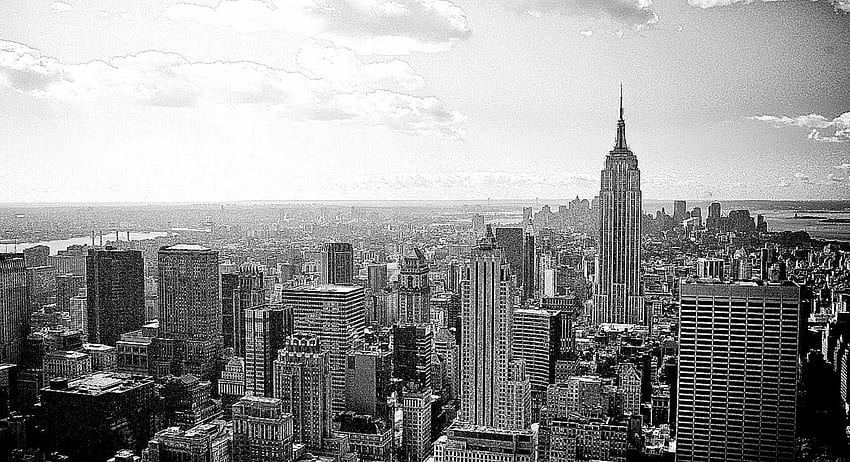 NYC Black and White, NYC Abstract HD wallpaper