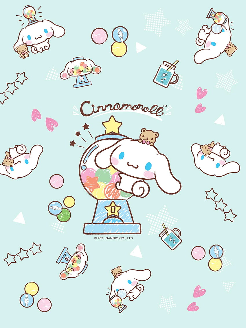 CINNAMOROLL Tagged Stationery, Cinnamoroll Sanrio HD phone wallpaper
