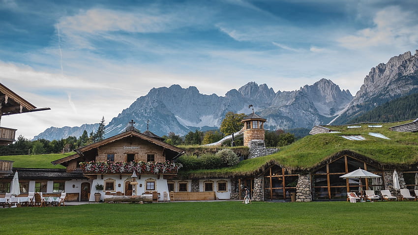Welcome to the luxury hotel: Tyrol's countryside and, Wilder Kaiser HD wallpaper