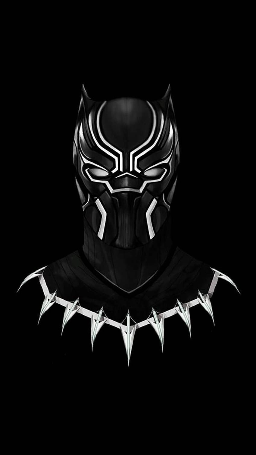 High Definition . . Black, White and Black Panther HD phone wallpaper
