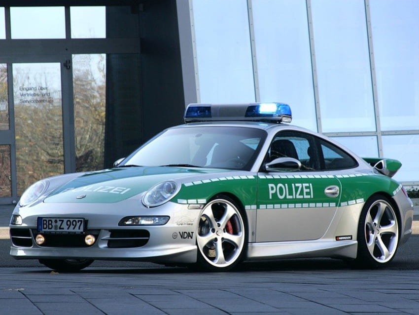 PORSCHE 977 POLICE CAR、ポルシェ、警察、スーパーカー、車 高画質の壁紙