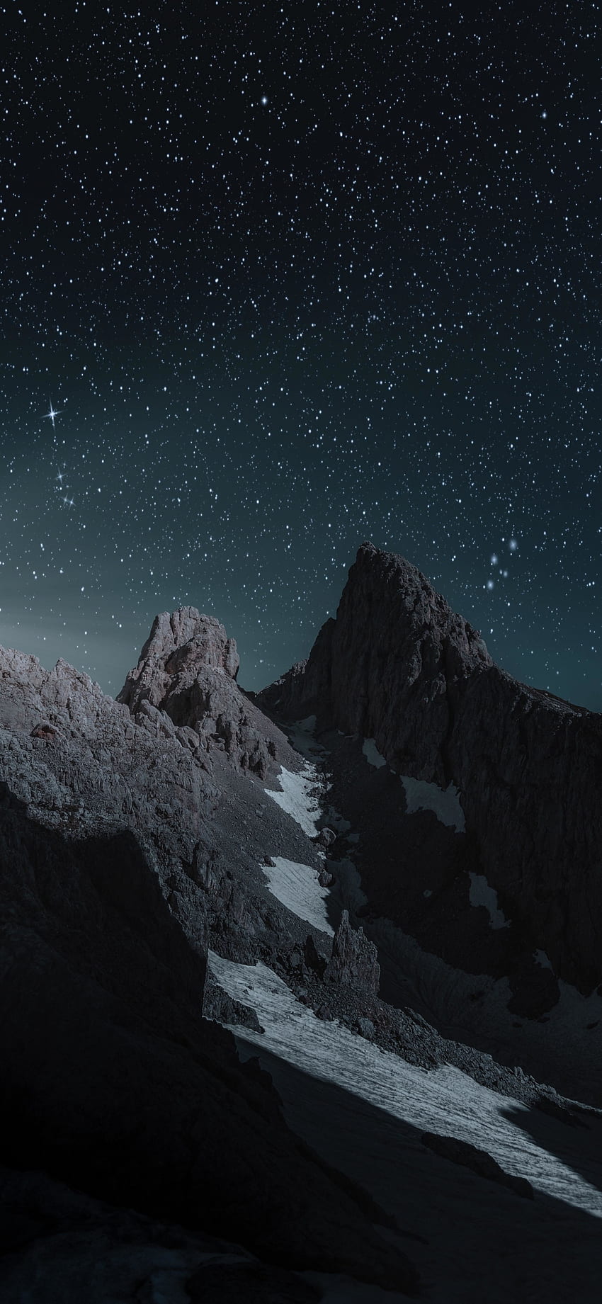 montagne rocciose, natura, notte, cielo stellato, iphone x, , 15867, Rocky Mountains iPhone Sfondo del telefono HD