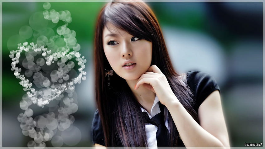 Cute korean girl for backgrounds HD wallpapers | Pxfuel
